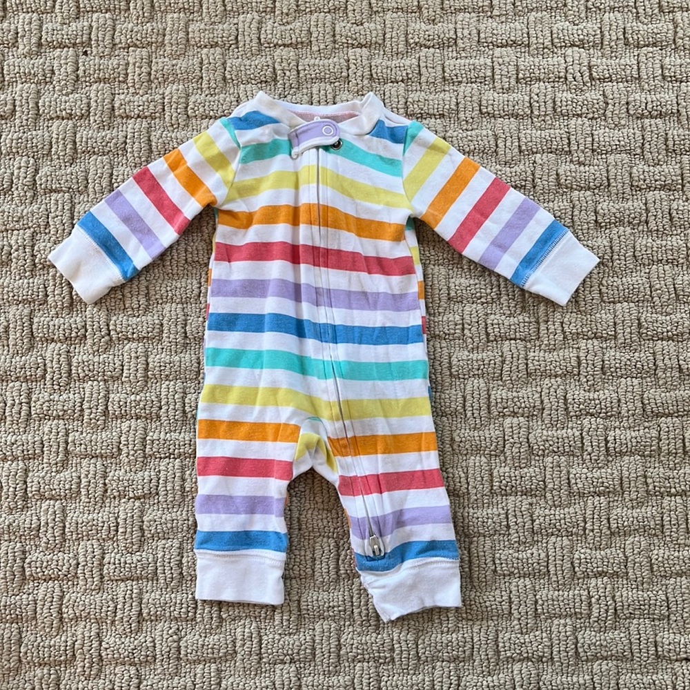 Cotton rainbow play suit